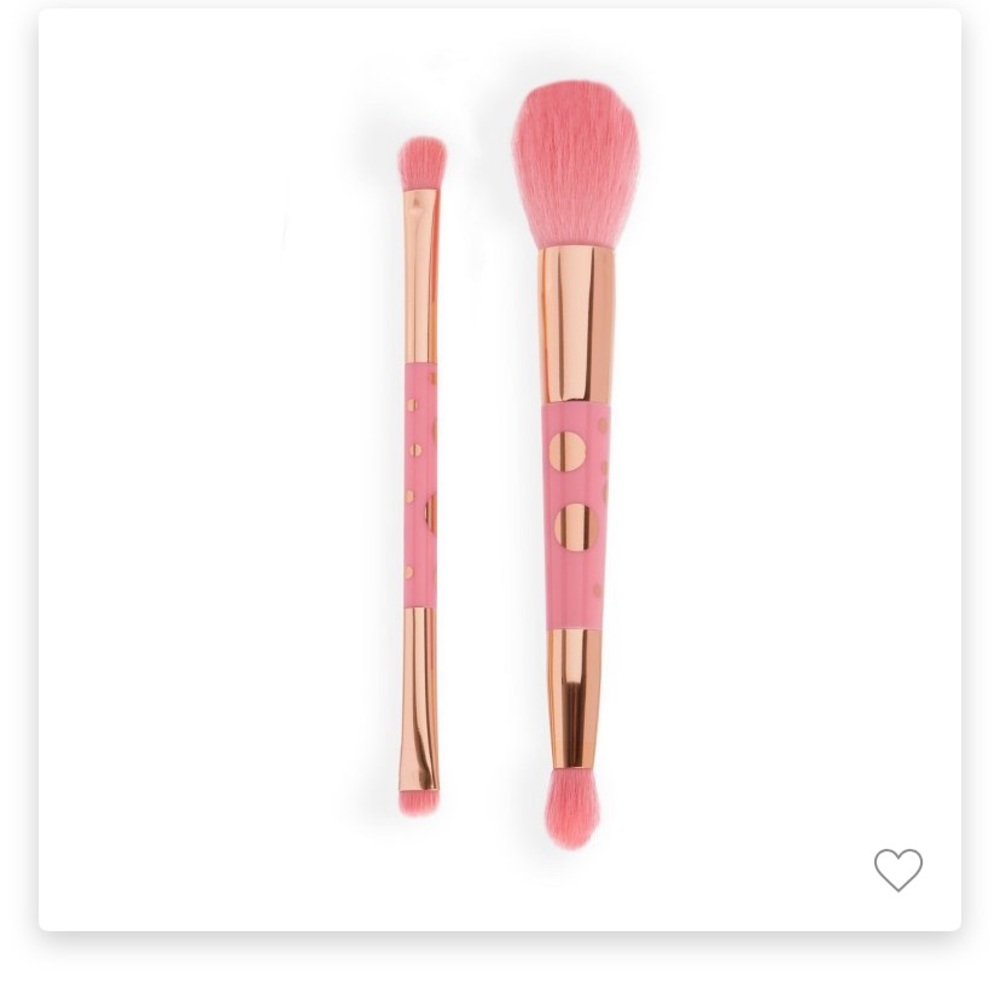 Disney's Minnie Mouse x Makeup Revolution Brush set (2 pc)
